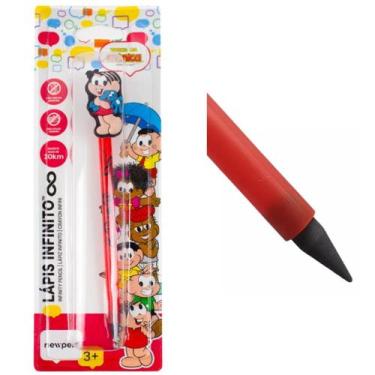 Imagem de Lápis infinito hb vermelho turma da mônica - mônica - newpen