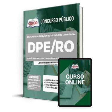 Imagem de Apostila DPE-RO - Comum aos Cargos de Ensino Médio/Técnico e Superior