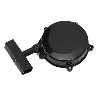 Imagem de LEEZAD Acionador de arranque, peças de gerador de arranque universal de liga de alumínio resistente ao desgaste com alça lisa, reposição de arranque de recuo de arranque para motocicletas, tratores,