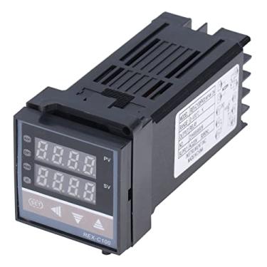 Imagem de Controlador de Temperatura PID de Termostato Digital Inteligente Com Controle Difuso, Entrada de Termopar Tipo K, Faixa de Medição de 0-400 ℃ para AC220V