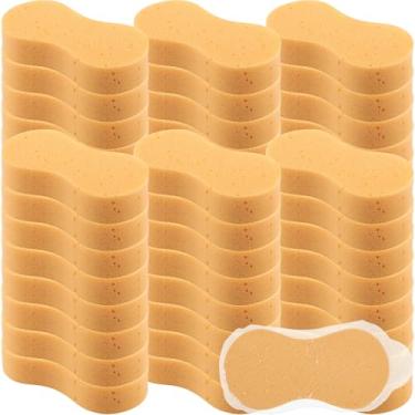 Imagem de Vesici Pacote com 48 esponjas grandes a granel para lavar carros esponjas gigantes de carro doméstico sem arranhões suprimentos de limpeza de carro para carro, barco, caiaque, cozinha, com embalagem