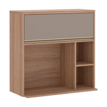 Imagem de Nicho Luciane Yara 1 Porta para Microondas 80cm - Luciane Cozinhas, Va