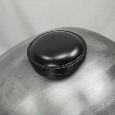 Imagem de FL FX XL OEM Harley Cetim Preto Ventilado Tampa de Tanque de Gás de Motocicleta Baioneta Estilo "CAM" - Substitui HD 61102-73 - Sportster Ironhead Chopper Bobber Cafe Racer (7382BLK)