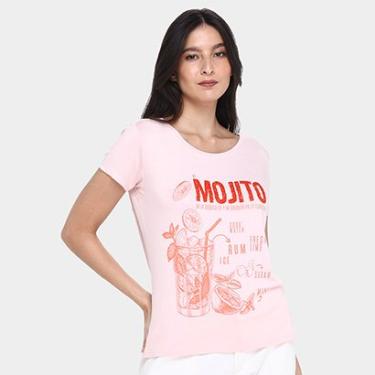 Imagem de Camiseta T-Shirt Carmim Mojito Feminina-Feminino