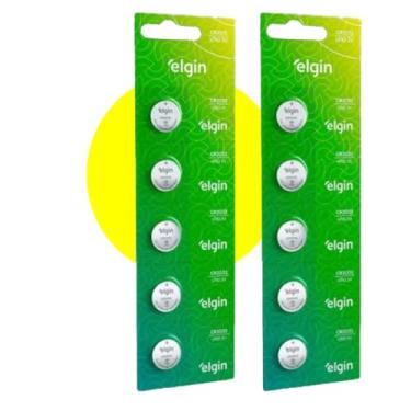 Imagem de 2 Cartela Bateria CR-2032 3V,5 Unidades cada cartela, para Relógios e Controles