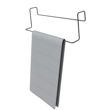 Imagem de Suporte Porta Toalhas Toalheiro Simples para Banheiro Box Luxo - Preto