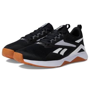 Imagem de Reebok Tênis masculino Nanoflex Trail 2, Preto/Branco/Goma, 42