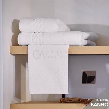 Imagem de Toalha de Banho Hotel 580g/m² Branco  Milão  TEKA Profiline