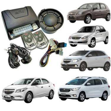 Imagem de Alarme Automotivo Antifurto Kit 2 Controles Sirene Trava Portas Aplica