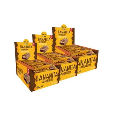 Imagem de Combo Bananita Blend Amendoim com Chocolate Latam fit 36 uni