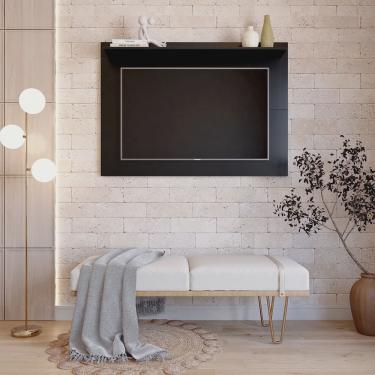 Imagem de Painel para TV até 50 Polegadas 1 Prateleira Columbia Espresso Móveis