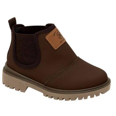 Imagem de Botina Infantil Tratorada Napa Floter Rústico Molekinho 2144.218