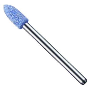 Imagem de Ponta Montada 5Mm Rebolo Azul Bala Haste 3Mm Micro Retífica - Dremax