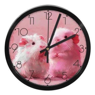 Imagem de LILINWAN Relógios de parede de desenho animado de avião, silenciosos, sem tique-taque, operado por bateria, relógio de quartzo moderno para escola, sala de aula, escritório, quarto, decoração de sala