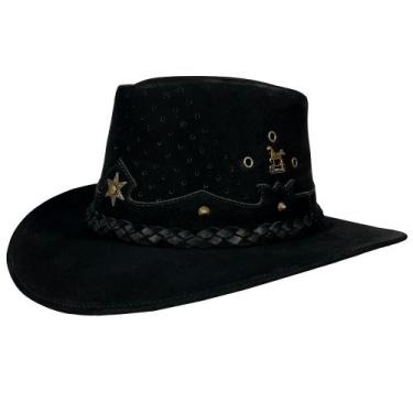 Imagem de Chapeu De Couro Masculino Preto - XONADO, Preto, M
