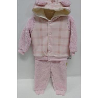 Imagem de Conjunto Bebê Menina C/ Jaqueta Dupla Inverno Paraiso 14659 - Paraíso,