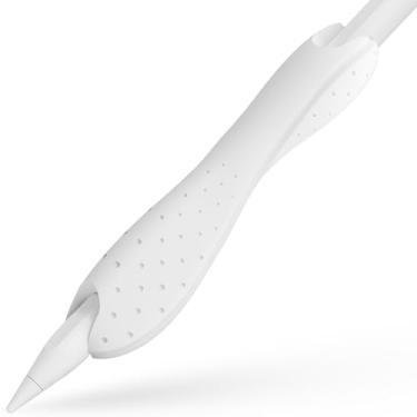 Imagem de ELETIUO Cabo compatível com Apple Pencil Pro, 1ª/2ª geração, modelo USB-C, capa protetora de silicone com textura antiderrapante, design ergonômico de cabeça dupla, carregamento magnético e toque