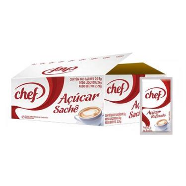 Imagem de Açúcar Ref/Gran Chef Sachê Caixa C/ 400x5g