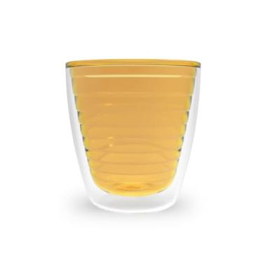 Imagem de Copo Select Drink 400ml Quente Frio Parede Dupla Piscina Praia Caipirinha Suco Drink (Amarelo)