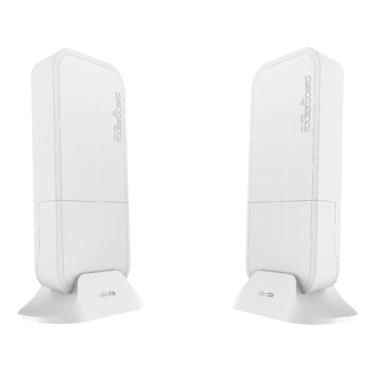 Imagem de Mikrotik Kit de fio sem fio RBwAPG-60ad 60 GHz Wireless Link 1 Gbit Full Duplex