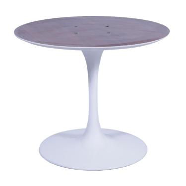 Imagem de Base Mesa Tulip Jantar Redonda Branca - 124 A 150cm