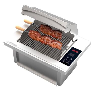 Imagem de Churrasqueira De Embutir Saro Elétrica Digital Ched 110V