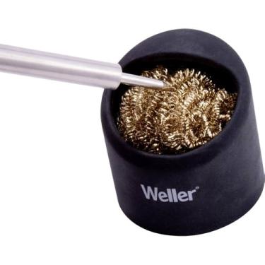 Imagem de Weller Limpador de ponta de esponja de latão de solda com suporte de silicone - WLACCBSH-02