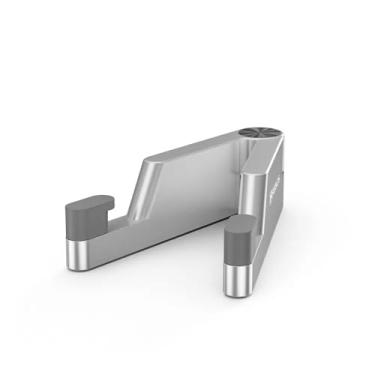 Imagem de Mini Suporte de Mesa Para Celular Portátil em Alumínio Articulado Dobrável Base Flexível em Metal Antiderrapante