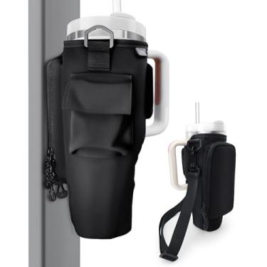 Imagem de TOVICE Bolsa de ginástica magnética para Stanley Cup, bolsa Stanley de 30 e 1,134 g com alça, suporte magnético para garrafa de água para mulheres e homens, material legal de academia, compatível com