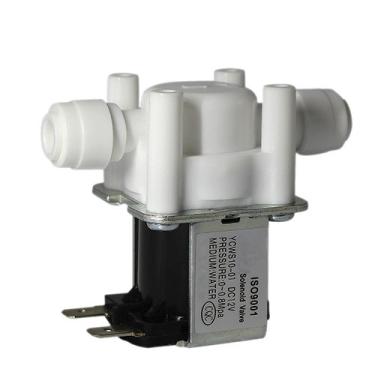 Imagem de FUNUANBANG Válvula solenoide elétrica eletromagnética de entrada de água DC 12V 1/5.1 cm para máquina RO Dispensador de água Purificador de Água Acessórios - Normalmente Fechada Alta Pressão N/C