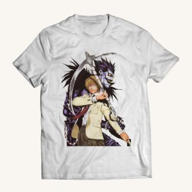 Imagem de Camiseta Poliéster Death Note Kira Ryuk Light Anime Manga - Hot Cloud 