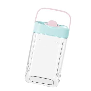 Imagem de Fenteer Jarra de água, infusor de frutas, balde recarregável, grande capacidade, jarra de água, dispensador de bebidas para leite, esportivo, Roxo 2.5l