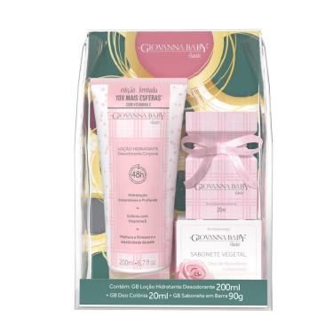 Imagem de Kit Giovanna Baby Classic Loção Hidratante 200ml + Deo Colônia 20ml + Sabonete Em Barra 90g