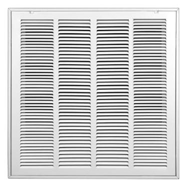 Imagem de Fancat Grade de filtro de ar de retorno para abertura de duto de 20 x 20, grade de ar de retorno de aço com porta removível para filtros de 2,5 cm, grade de cobertura de ventilação HVAC para parede