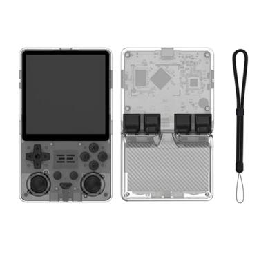Imagem de NOUKAJU Case for R36S, Game Console Case,Anti-Drop, Anti-Scratch,Shockproof,Silicone Protective Cover for R36S Handheld Game Console(Clear)