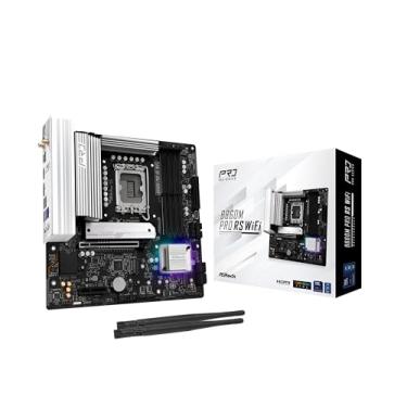 Imagem de ASRock B860M Pro RS WiFi 6E Intel Core Ultra DDR5 8666 MHz 256GB M.2 LGA1851 Micro ATX Placa-mãe BIOS Flashback SATA3 6.0 Gb/s PCIe 5.0