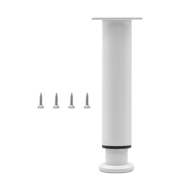 Imagem de WeiLaiKeQi Perna de metal ajustável para móveis, pés de armário, perna de suporte resistente, estável e antiderrapante para suporte de TV, mesa de centro, cama e, 25cm a 42cm