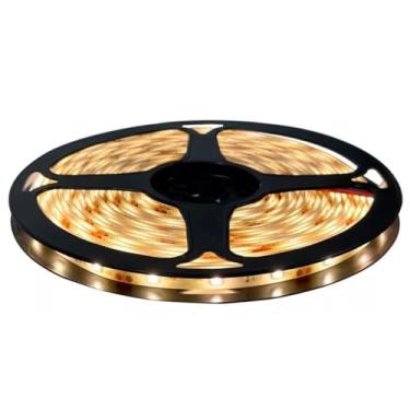 Imagem de Fita LED com Corte a Cada 5cm – 5m, 300 LEDs, 3000K, Adesivo Forte