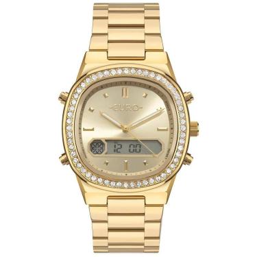 Imagem de Relógio Euro Feminino Ff Sporty Dourado - EUBJ3890ABA/4D