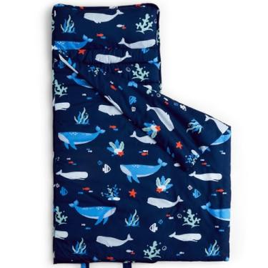 Imagem de david's kids Conjunto de tapete de cochilo infantil com travesseiro removível, bolsas de dormir ultra macias para meninos, perfeito para pré-escola, creche, sacos de dormir infantis com design