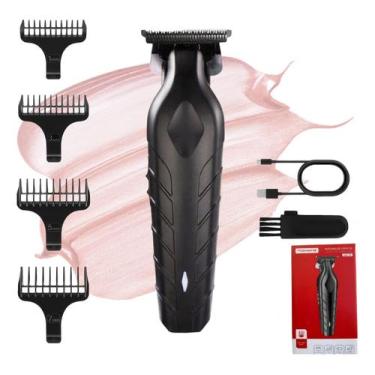 Imagem de Máquina De Cortar Cabelo Acabamento Profissional Cor Preto - Tomate, P