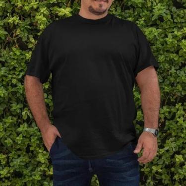 Imagem de Camiseta Básica G1 Ao G5 100% Algodão - Hs, Preto, G4