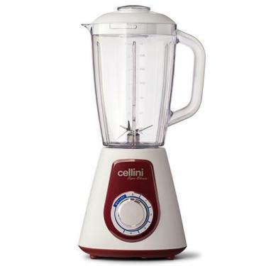Imagem de Liquidificador Cellini Super Blender Branco E Vinho 220v, Branco e Vin