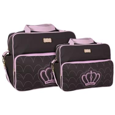 Imagem de Kit Bolsas Maternidade Baby Royal Marrom E Rosa
