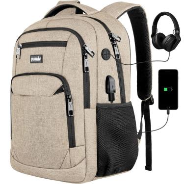 Imagem de Mochila escolar Paude 17,3 polegadas impermeável 40L para homens/mulheres