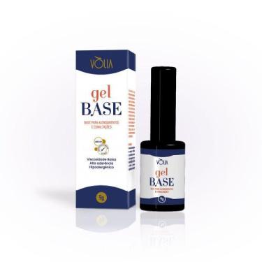 Imagem de Novo gel capa base volia frasco 9g unhas gel fibra blindagem