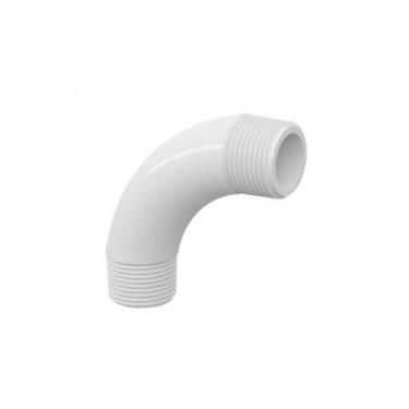 Imagem de Kit 2 pc curva rosca branco 90 x 1/2 tigre roscavel 