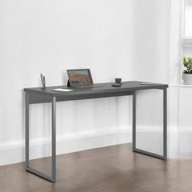 Imagem de Mesa Home Office Escrivaninha Shine 1,00 Preta - Mobiliar Home Shop