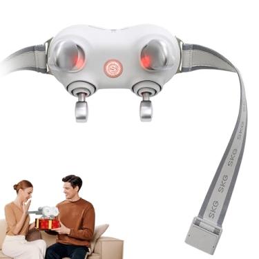 Imagem de SKG Massageador de pescoço para alívio da dor de tecidos profundos, massageador de pescoço e ombro com calor sem fio e dispositivo portátil de alívio da dor no pescoço, massageador Shiatsu elétrico 4D