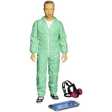 Imagem de Mezco Toys Breaking Bad: Boneco De Ação Jesse Pinkman Green Hazmat 6"